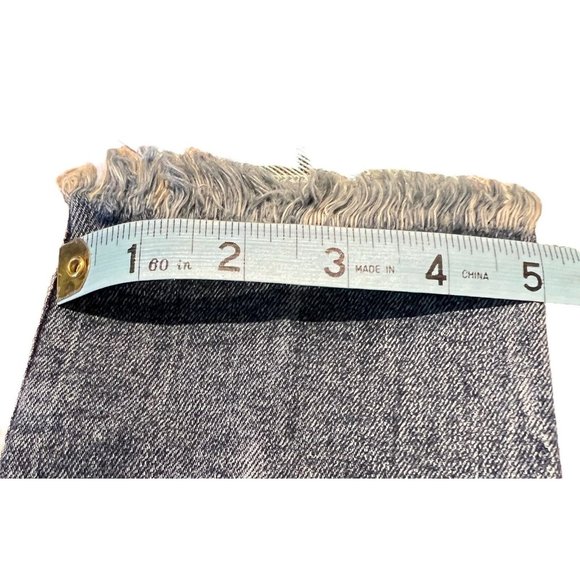 Urban Outfitters BDG Jeans Womens 2 Crop Twig High Rise Blue Distressed Raw Hem - Picture 14 of 14